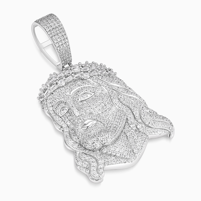 Men's Hip-Hop Pendants | 925 Silver Moissanite/Zircon- Shining Star