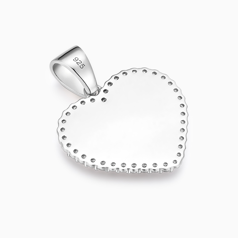 Shining Star Jewelry Manufacturer Wholesale Nugget Heart Cz Pendant