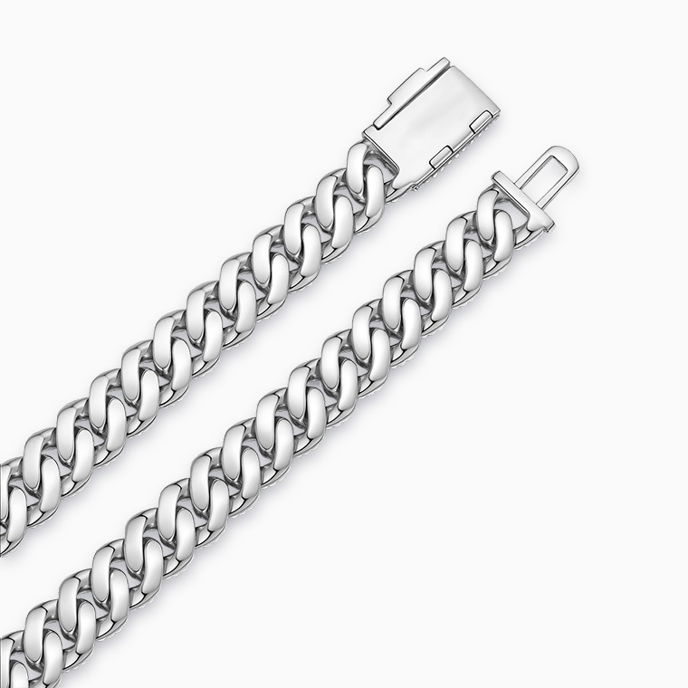 Shining Star Jewelry Men VVS Moissanite Iced Out 10mm Bling Bling Cuban Necklace