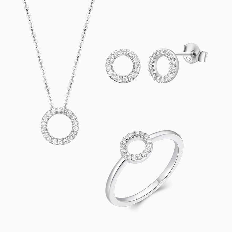 925 Sterling Silver Jewelry Sets for Women