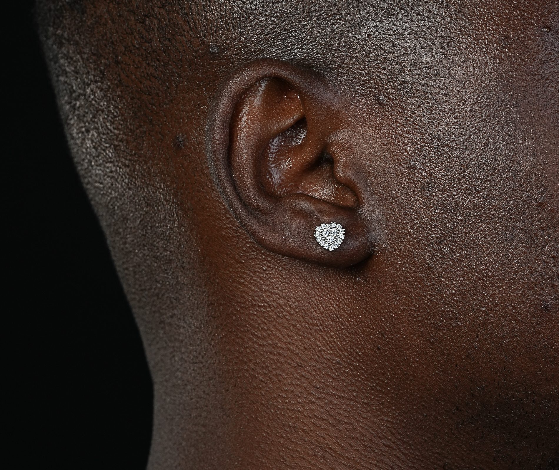 Shining Star Jewelry Trendy 925 Silver Fine Jewelry Moissanite Heart Earrings Shining Star Jewelry Trendy 925 Silver Fine Jewelry Moissanite Heart Earrings