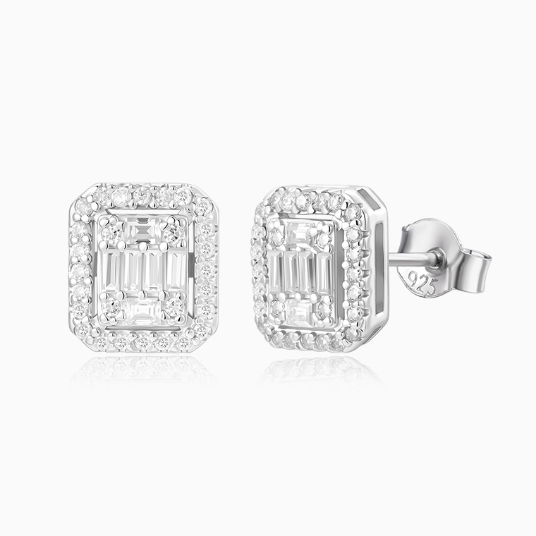 Shining Star Jewelry 925 Silver Zircon Elegant Wedding Jewelry Set For Women