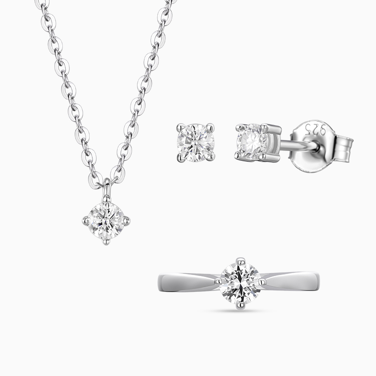 Wholesale Custom Moissanite Bridal Jewelry Set