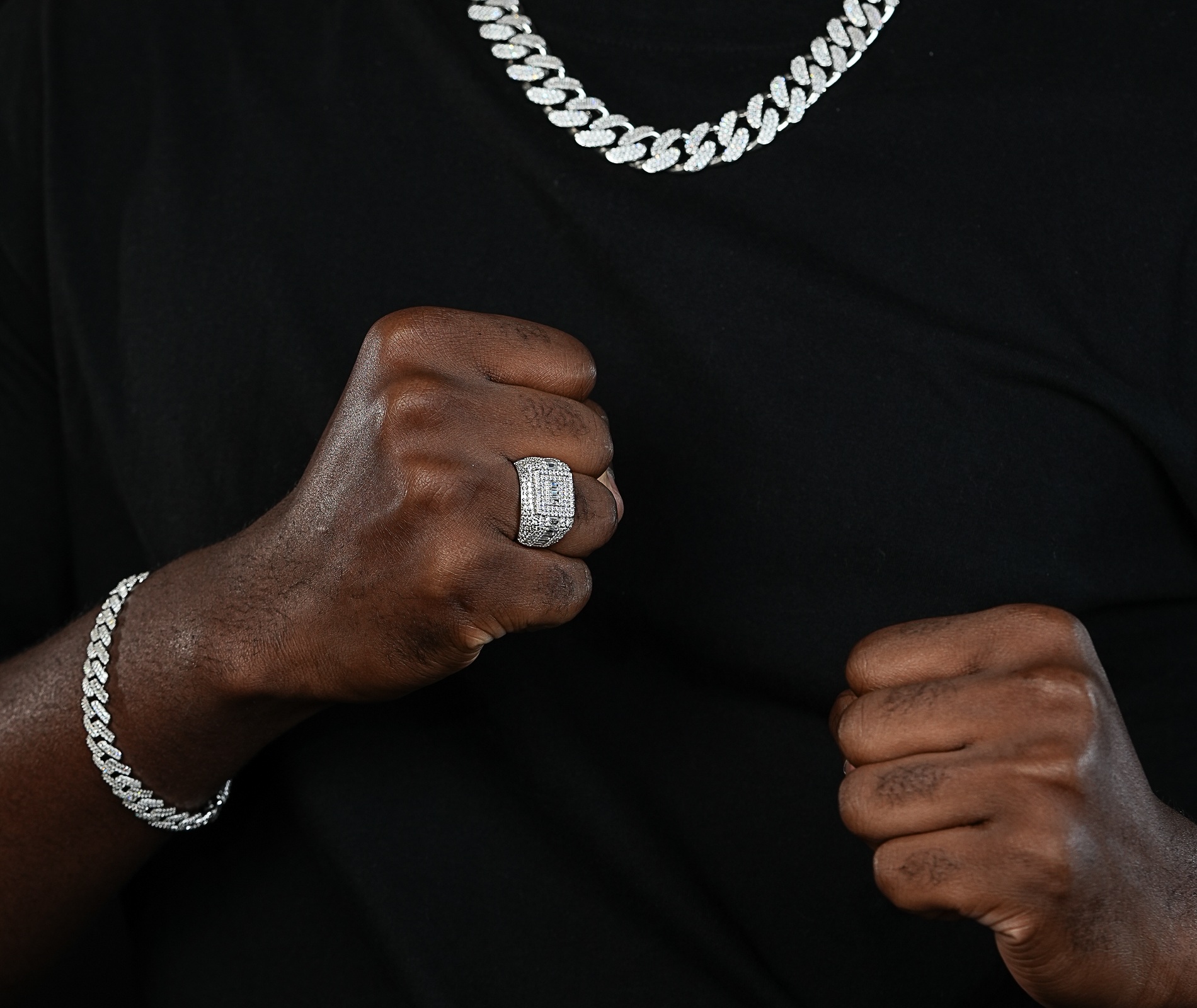 Shining Star Jewelry Hip Hop Classic Style Sterling Silver Zircon Iced Out Ring