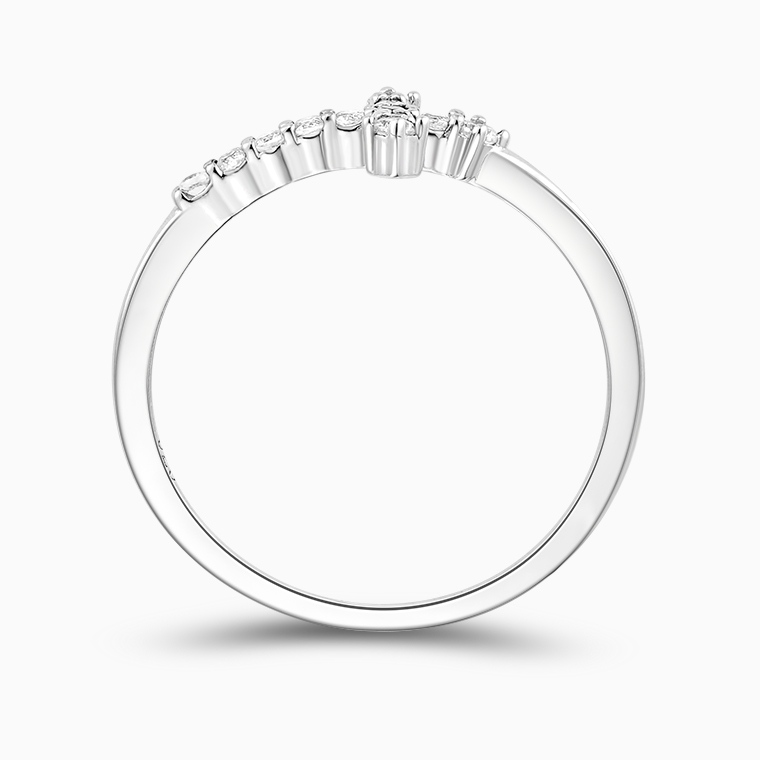 Shining Star Jewelry Simple Style 925 Sterling Silver Zircon Cross Ring Women Shining Star Jewelry Simple Style 925 Sterling Silver Zircon Cross Ring Women