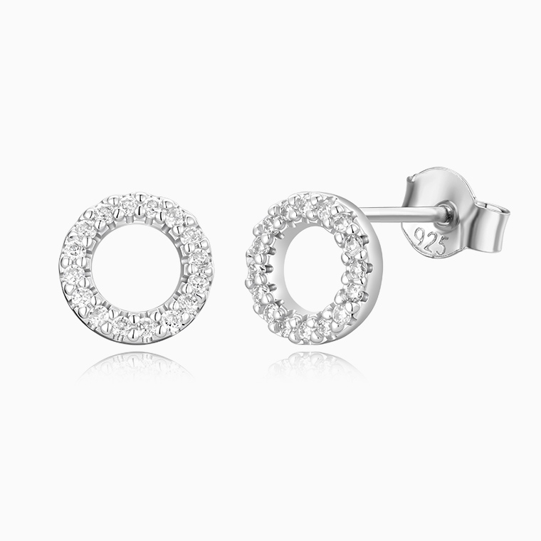 Shining Star Jewelry Silver Earrings & Pendant Bracelet Necklace Jewelry Set