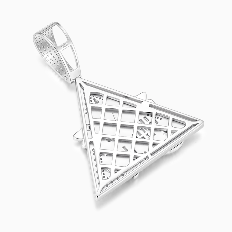 Shining Star Jewelry Iced Out Horus Illuminati Eye Pendant Men Jewelry