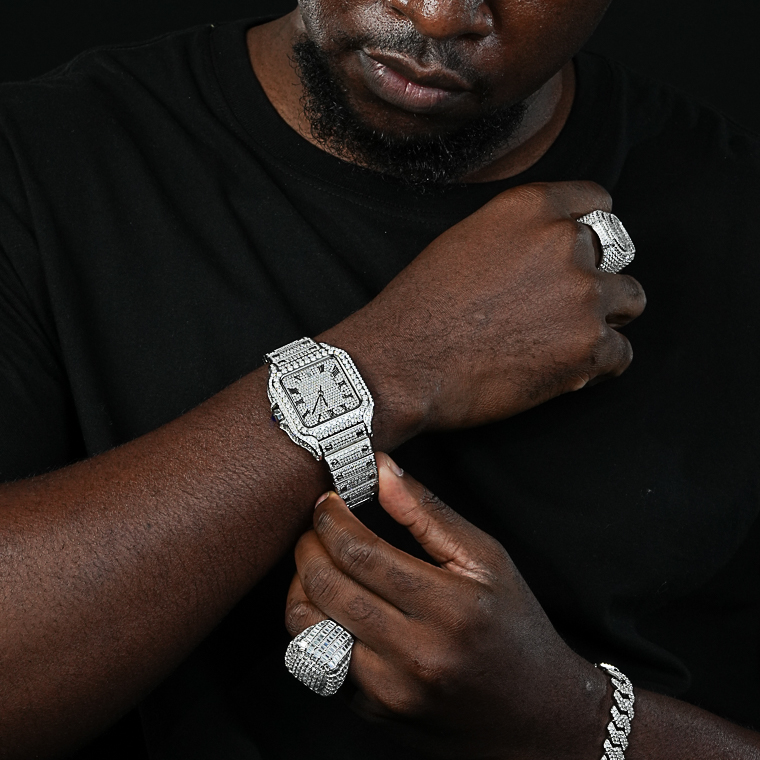 Shining Star Jewelry High Quality Iced Out 5A Zircon Stainless Steel Man Watch Shining Star Jewelry High Quality Iced Out 5A Zircon Stainless Steel Man Watch