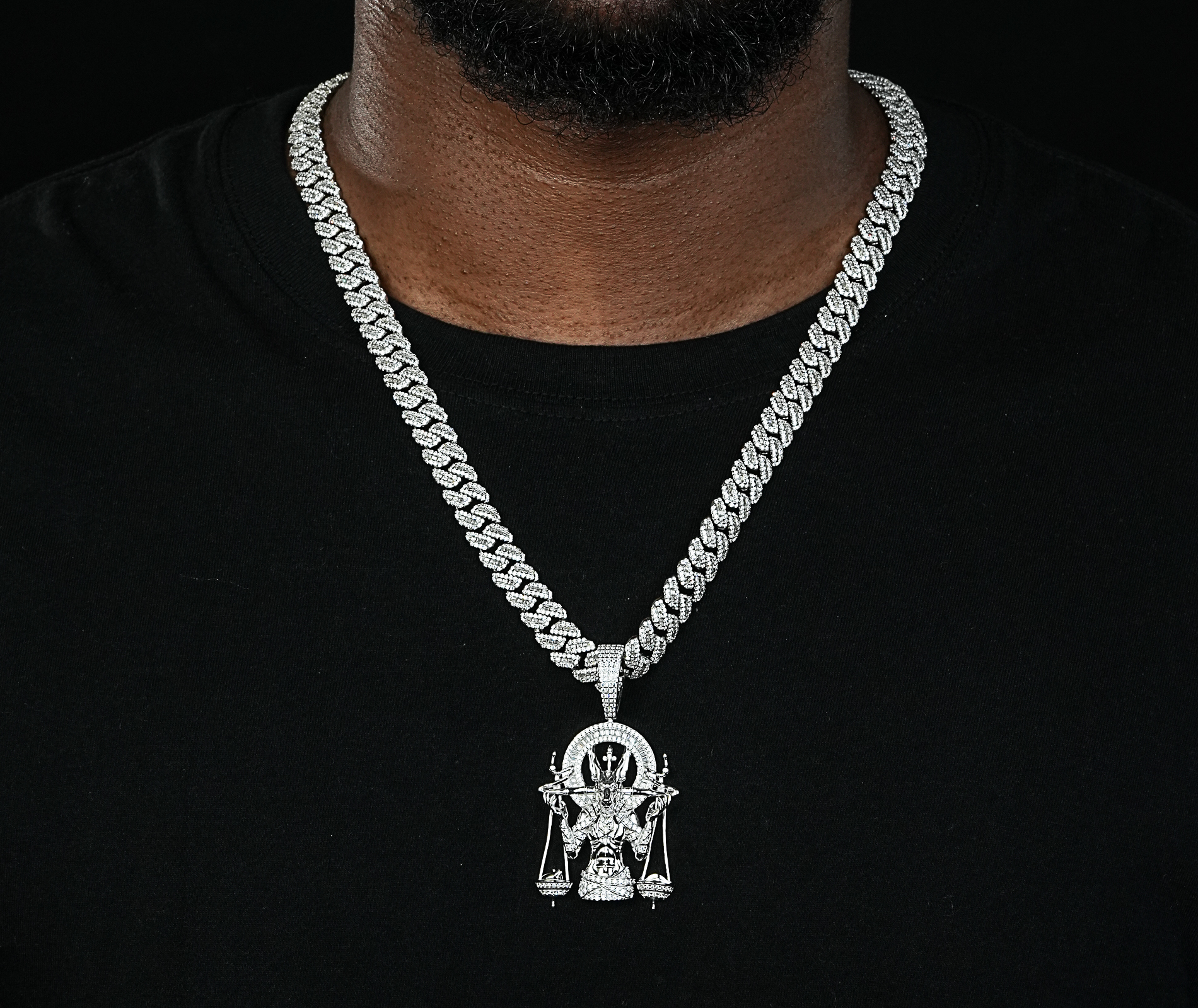 Shining Star Jewelry Hip Hop Style Satanic Figure Pendant Rapper Jewelry