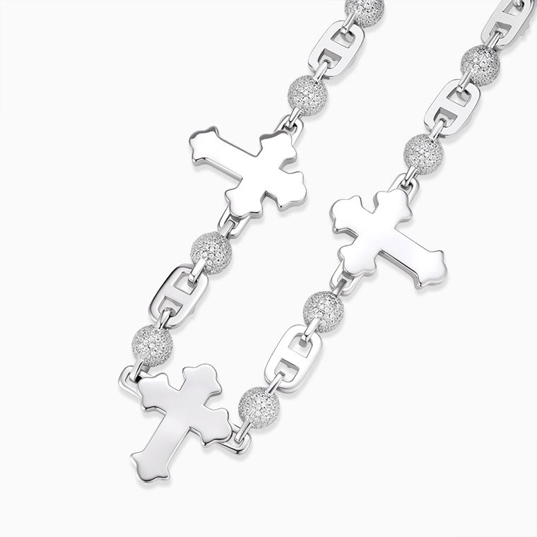 Men's Hip-Hop Necklace | 925 Silver Moissanite/Zircon- Shining Star