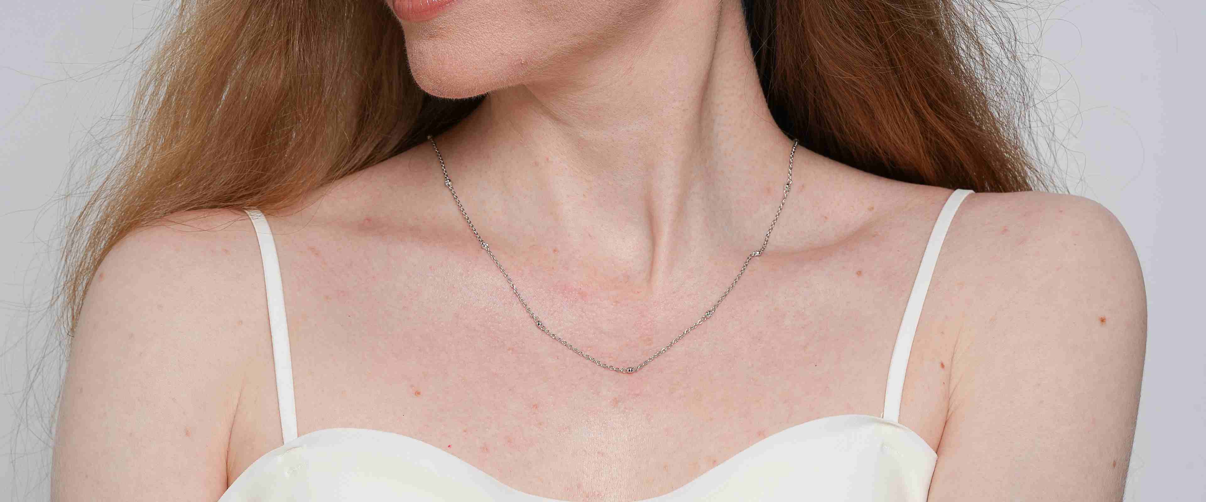 Shining Star Jewelry Women's Zircon 925 Sterling Silver Adjustable Fine Necklace