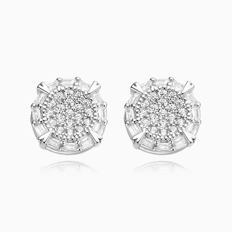 Shining Star Jewelry New Fashion Hip Hop Mens Iced Out Moissanite Stud Earrings Shining Star Jewelry New Fashion Hip Hop Mens Iced Out Moissanite Stud Earrings