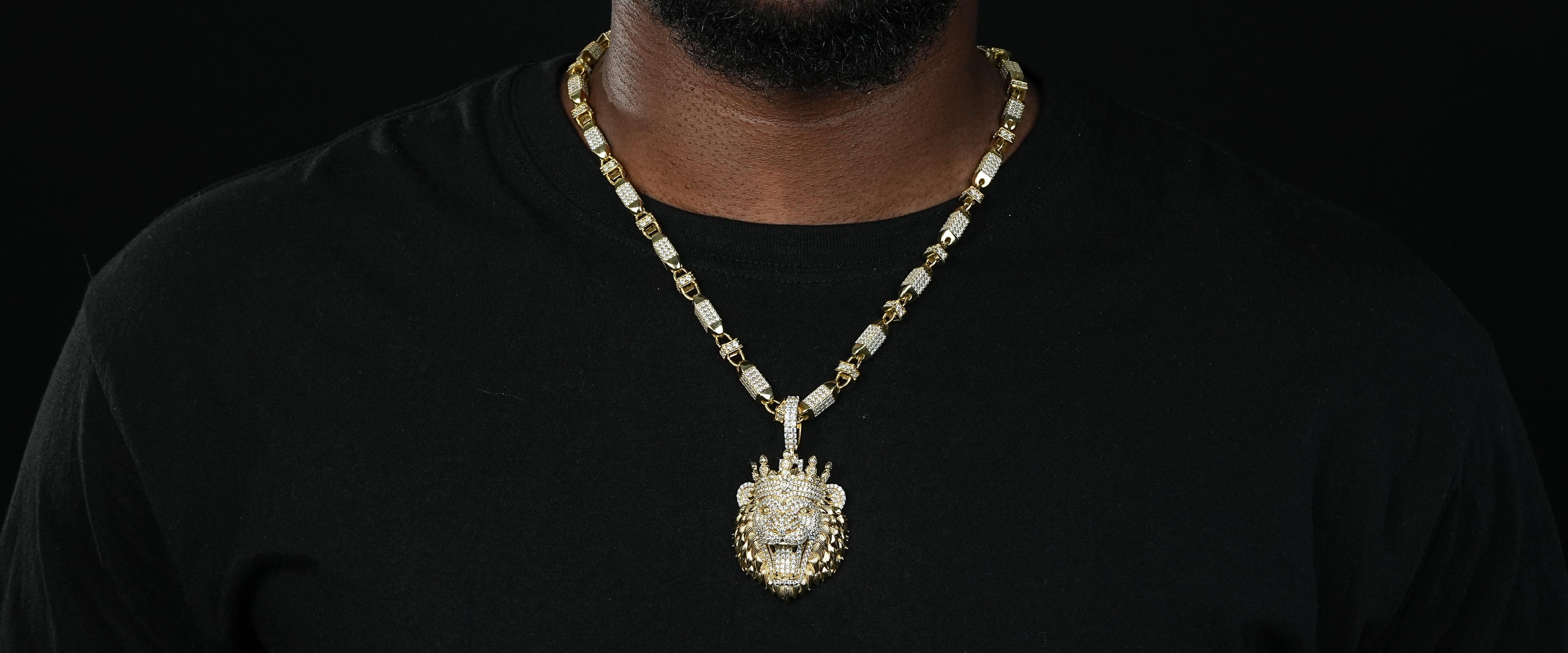 Shining Star Jewelry Hip Hop Jewelry Moissanite Diamond Lion King Pendant Shining Star Jewelry Hip Hop Jewelry Moissanite Diamond Lion King Pendant