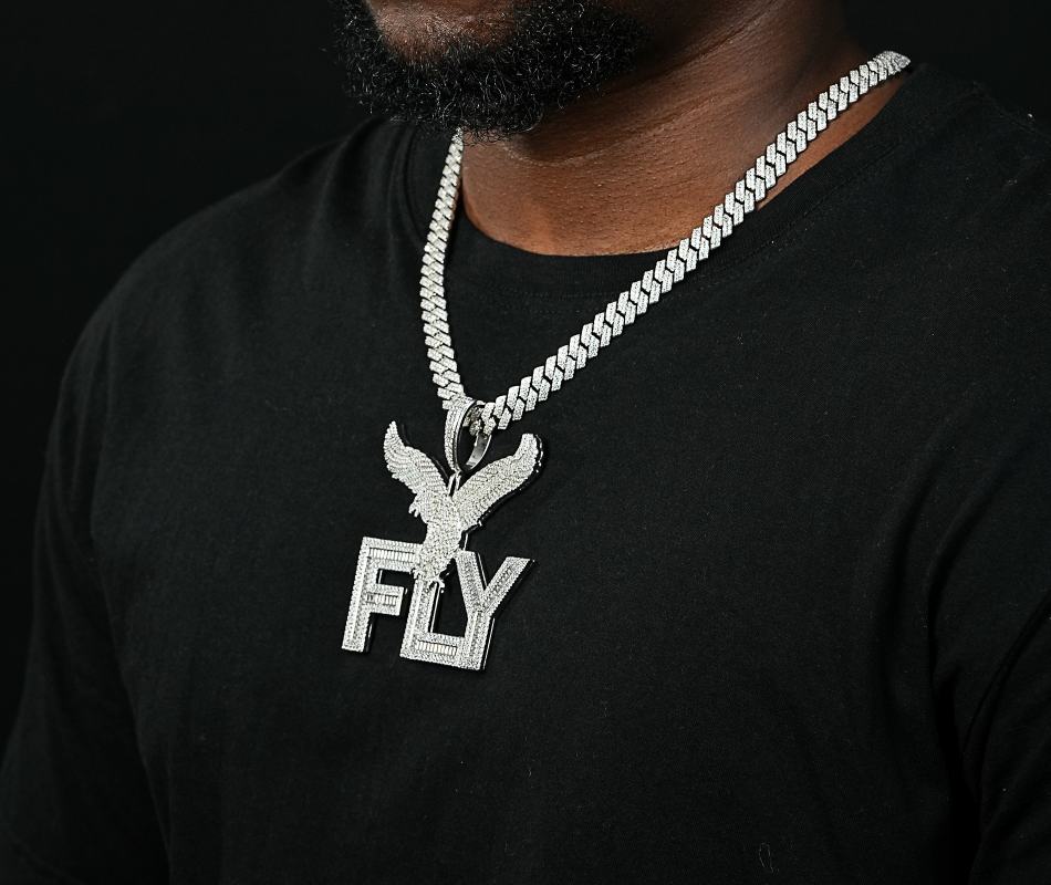 Shining Star Jewelry Custom Hip Hop Animal Eagle Baguette Diamond Letter Pendant Shining Star Jewelry Custom Hip Hop Animal Eagle Baguette Diamond Letter Pendant