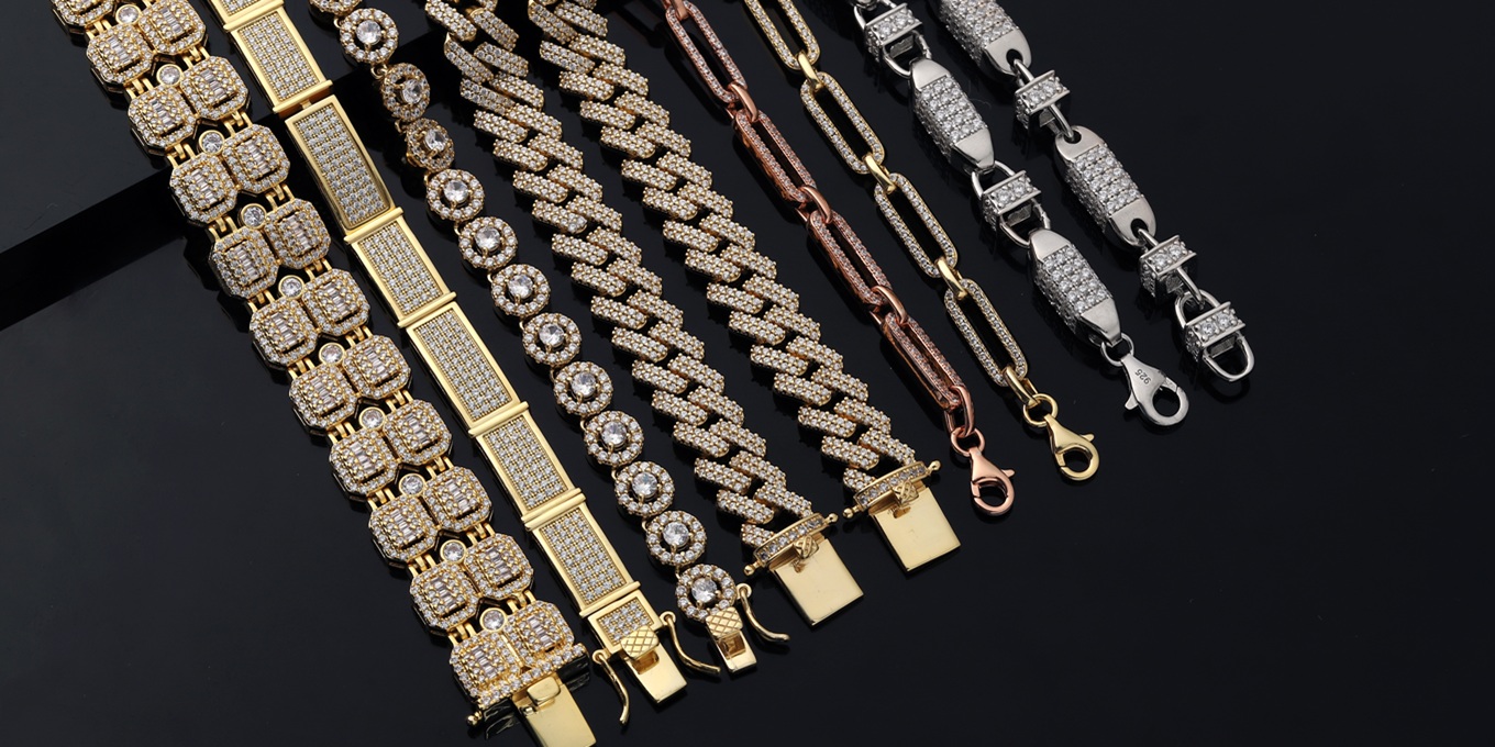 Customized wholesale of hip-hop men's jewelry