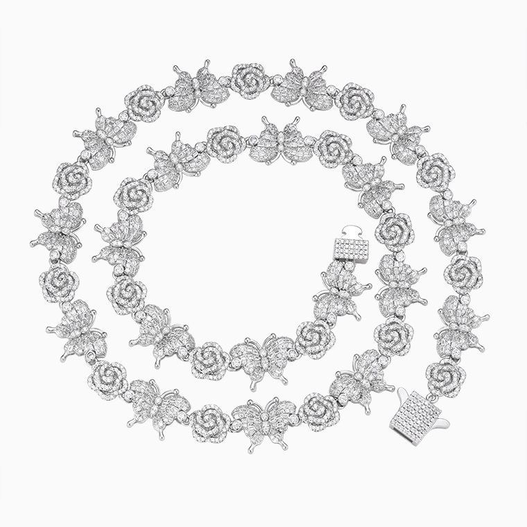 Men's Hip-Hop Necklace | 925 Silver Moissanite/Zircon- Shining Star