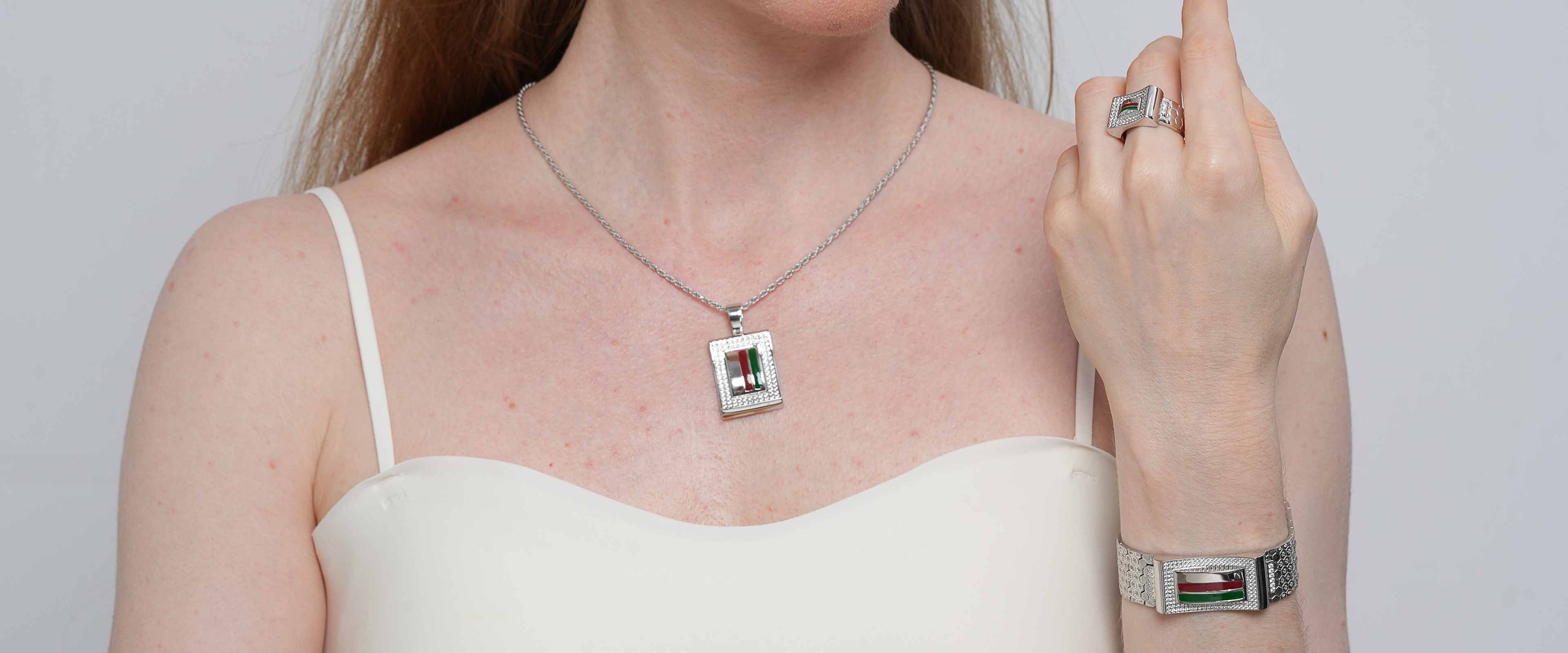 Shining Star Jewelry Fashion Fine S925 Sterling Silver Jewelry Set For Women Men