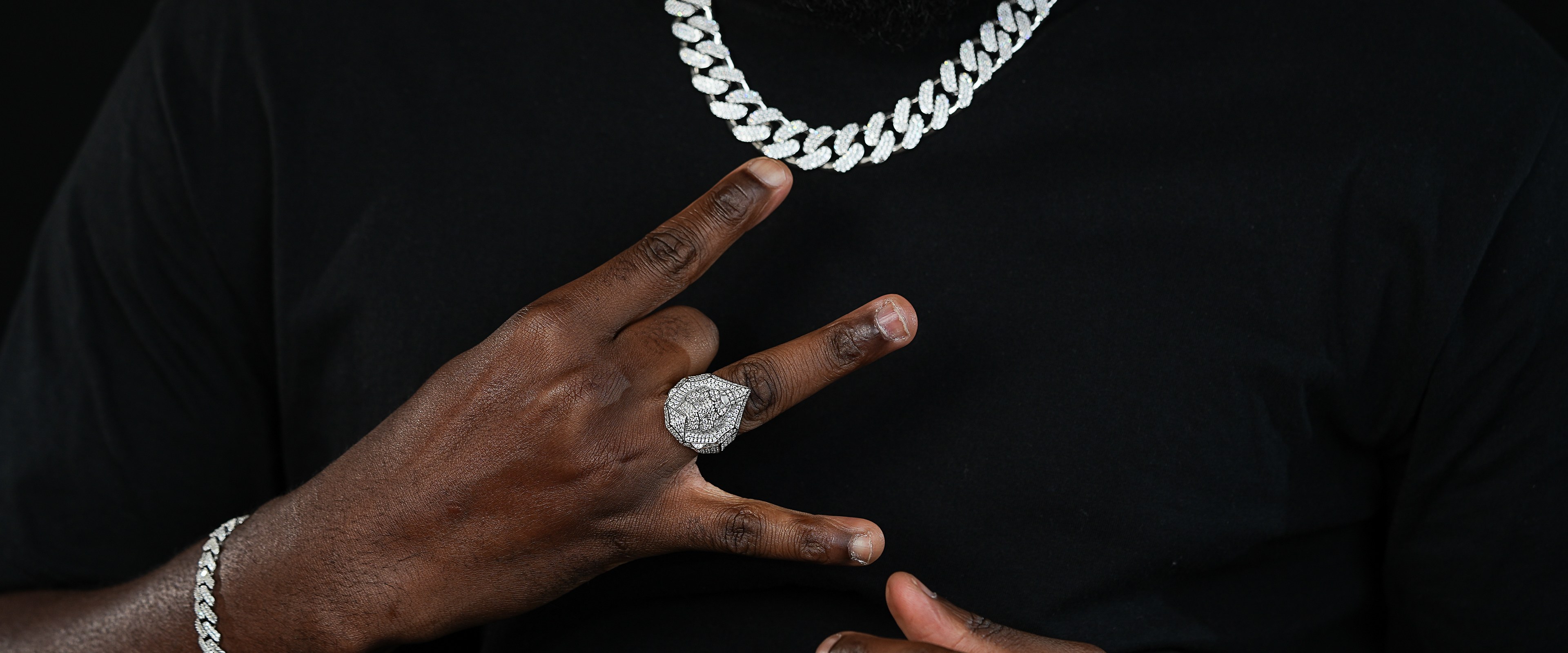 Shining Star Jewelry Hip Hop Men Rock Rapper Moissanite Iced Out Lion Head Ring