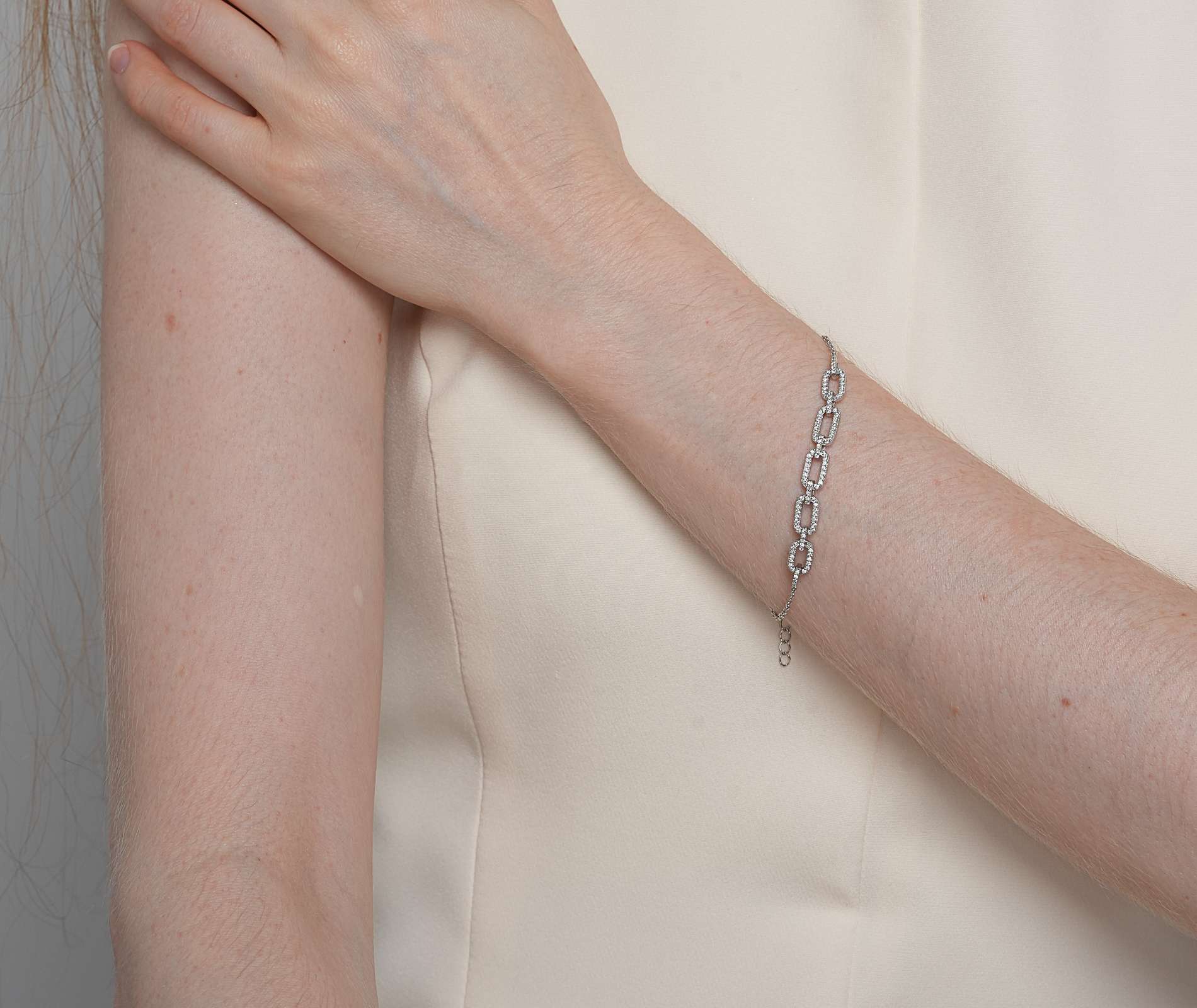 Shining Star Jewelry Adjustable Trendy Hip Hop Zircon Cuban Fine Bracelet Women