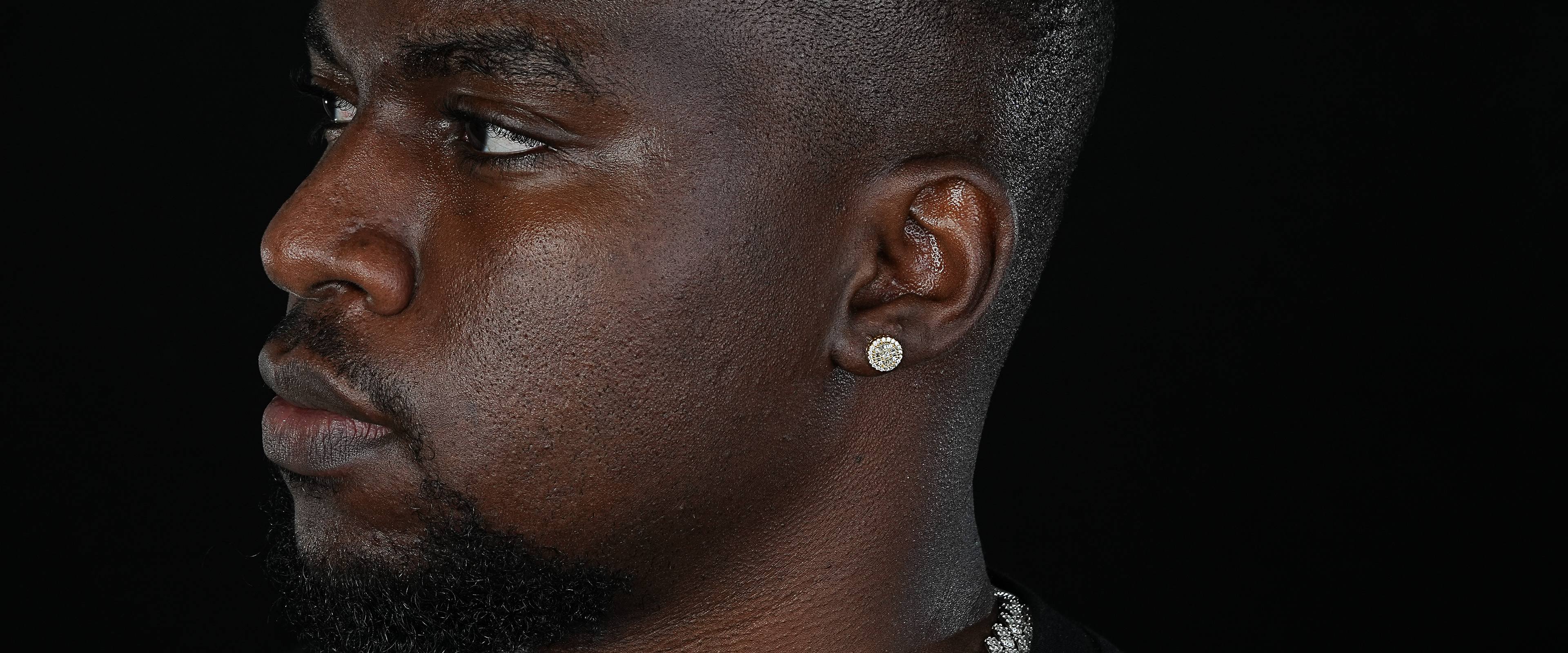 Shining Star Jewelry Hip Hop Mens 5A Zircon S925 Classic Iced Out Stud Earrings