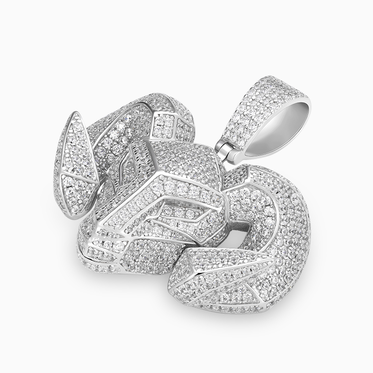 Shining Star Jewelry Fashion Hip Hop Moissanite Goat Pendants For Men