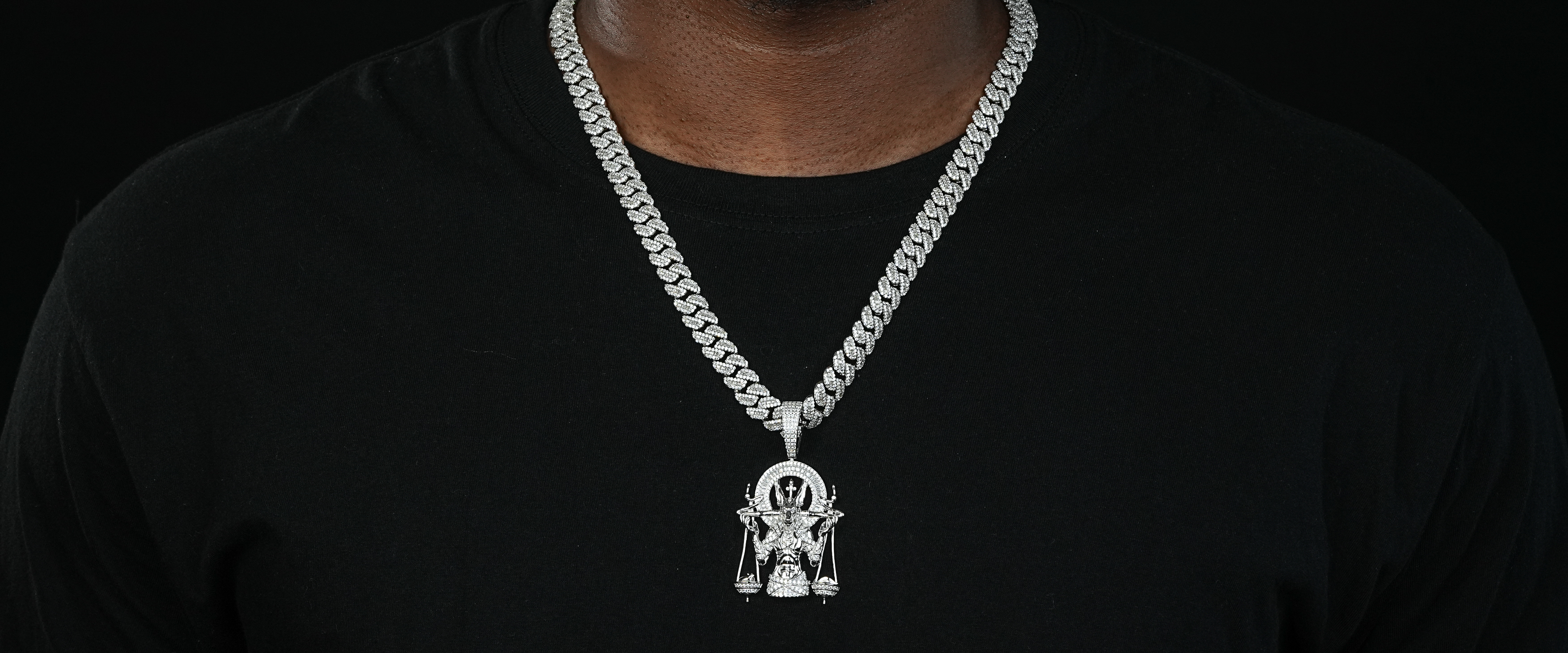 Shining Star Jewelry Hip Hop Style Satanic Figure Pendant Rapper Jewelry