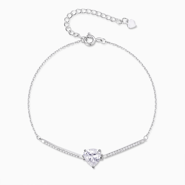 Custom White Gold Women&rsquo;s Bracelet Wholesale