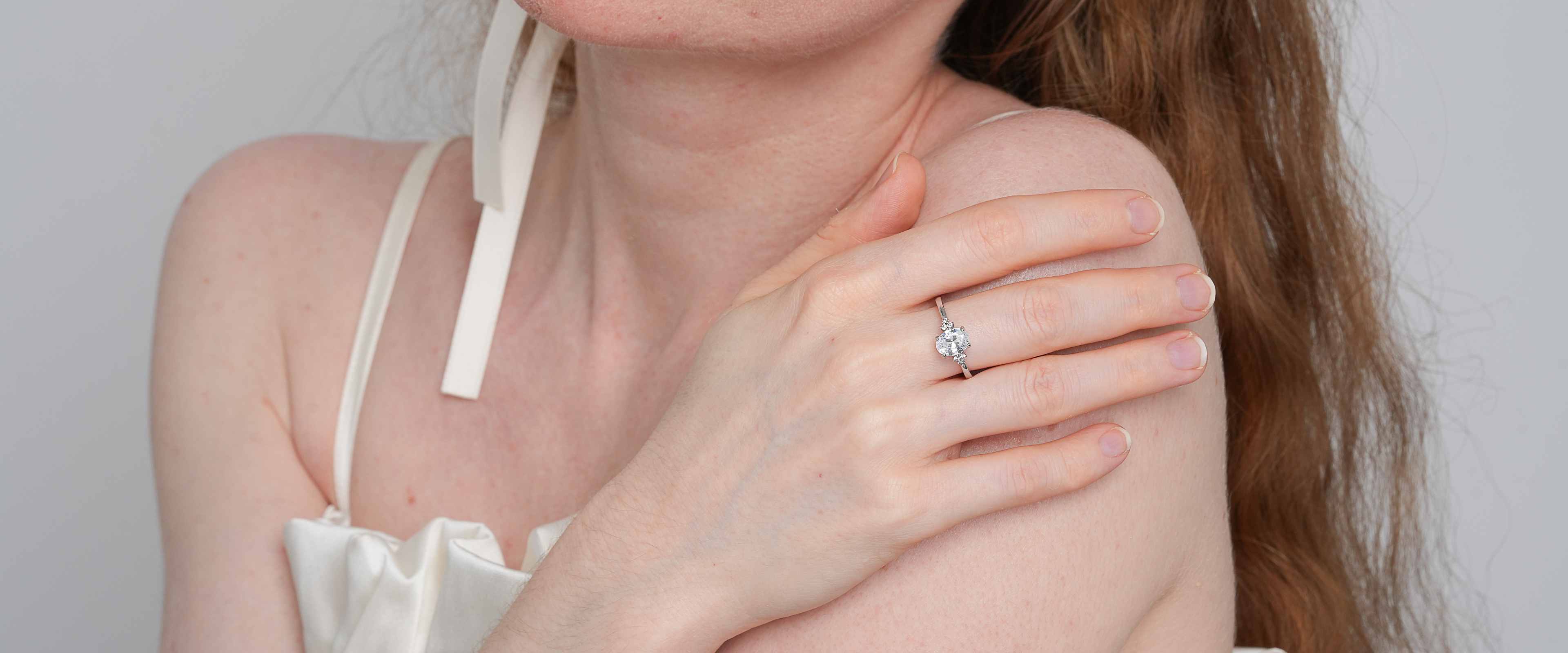 Shining Star Jewelry Pass Diamond Tester Moissanite Oval Cut Wedding Ring Women Shining Star Jewelry Pass Diamond Tester Moissanite Oval Cut Wedding Ring Women