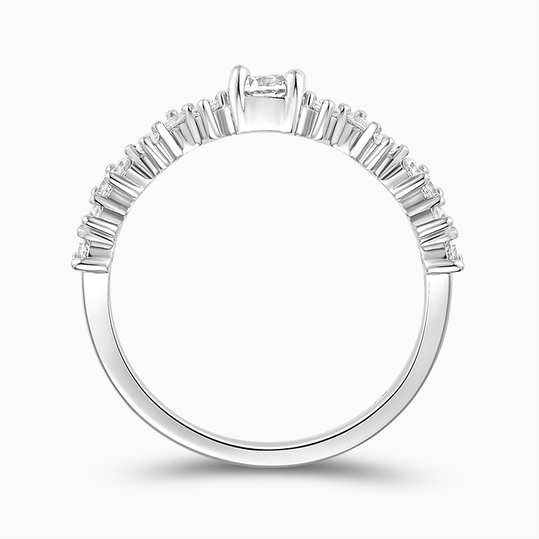 Shining Star Jewelry Holiday Gift Fashion Sterling Silver Diamond Women's Ring