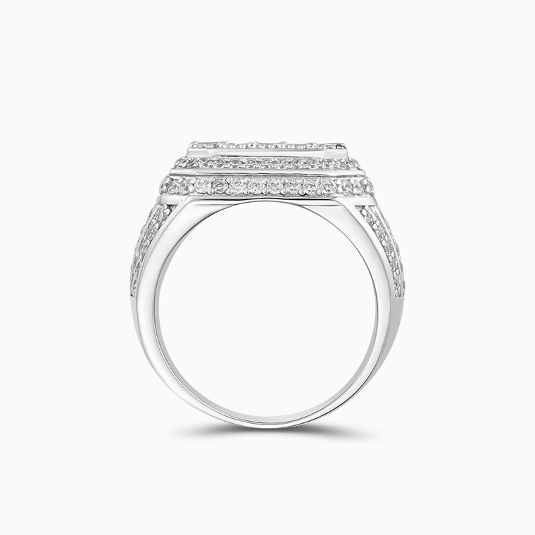 Shining Star Jewelry Zircon Baguette Round Cut Hip Hop Mens Classic Square Ring Shining Star Jewelry Zircon Baguette Round Cut Hip Hop Mens Classic Square Ring