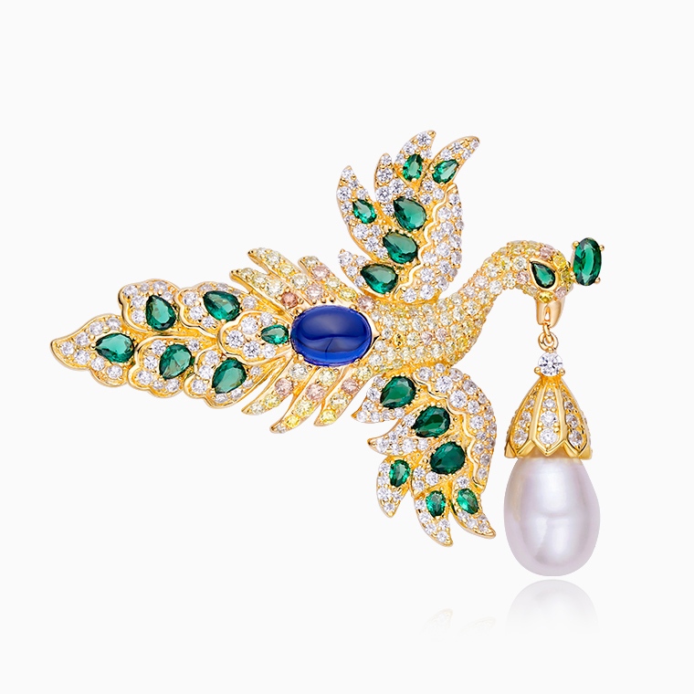 Custom Wholesale 925 Silver Women&rsquo;s Brooch