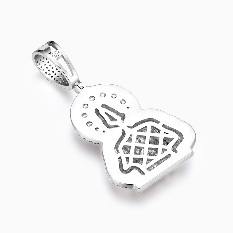 Shining Star Jewelry Christian Saint Jude San Judas Tadeo Diamond Charm Pendant