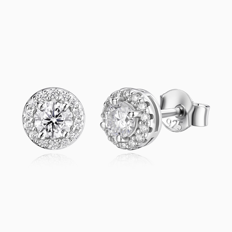 925 sterling silver women's jewelry set | Moissanite hip hop jewelry | lab diamonds hip hop jewelry
