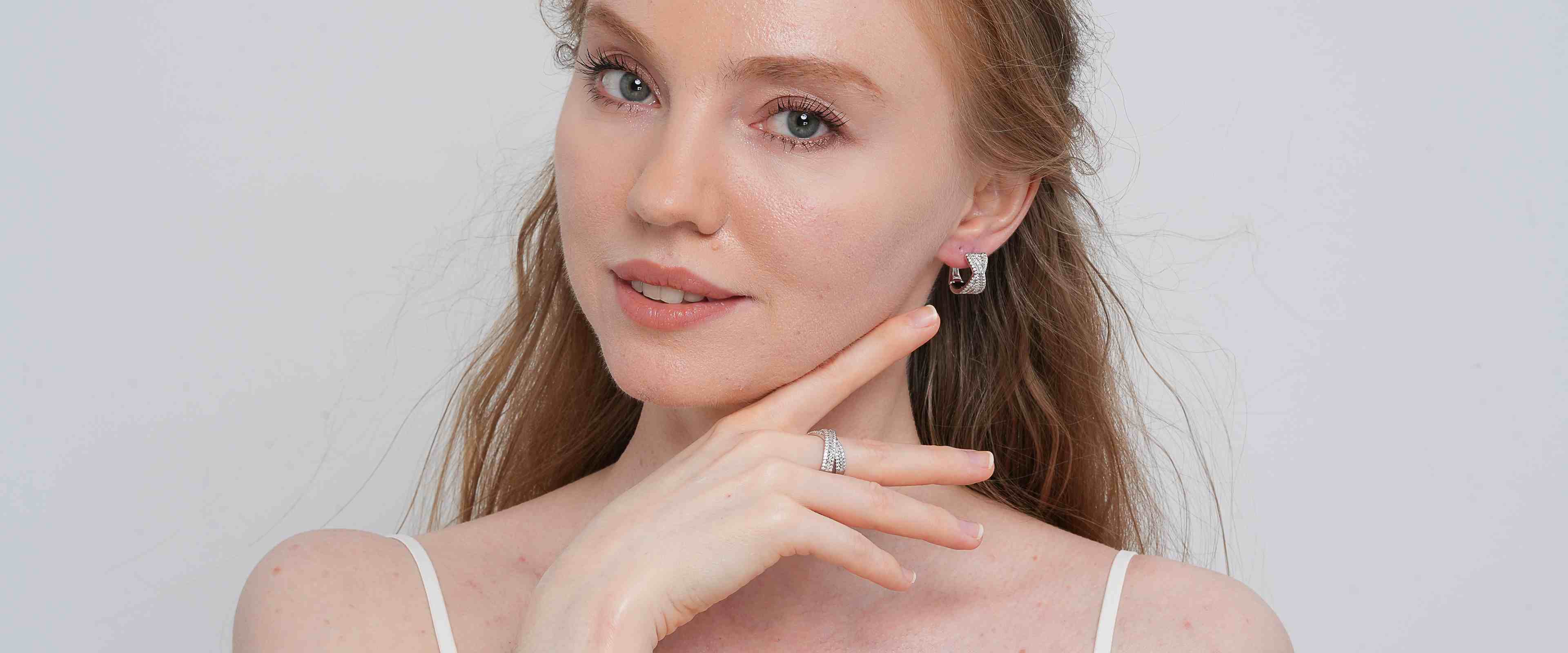 Shining Star Jewelry Factory Designed S925 Silver Earrings Ring Jewelry Sets