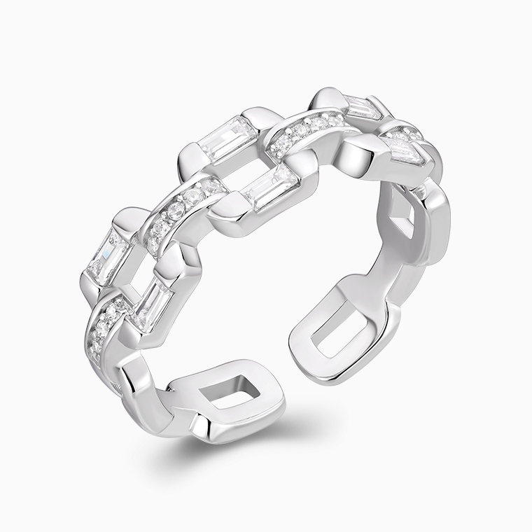 Shining Star Hip Hop Women Cuban Open Ring Wholesale