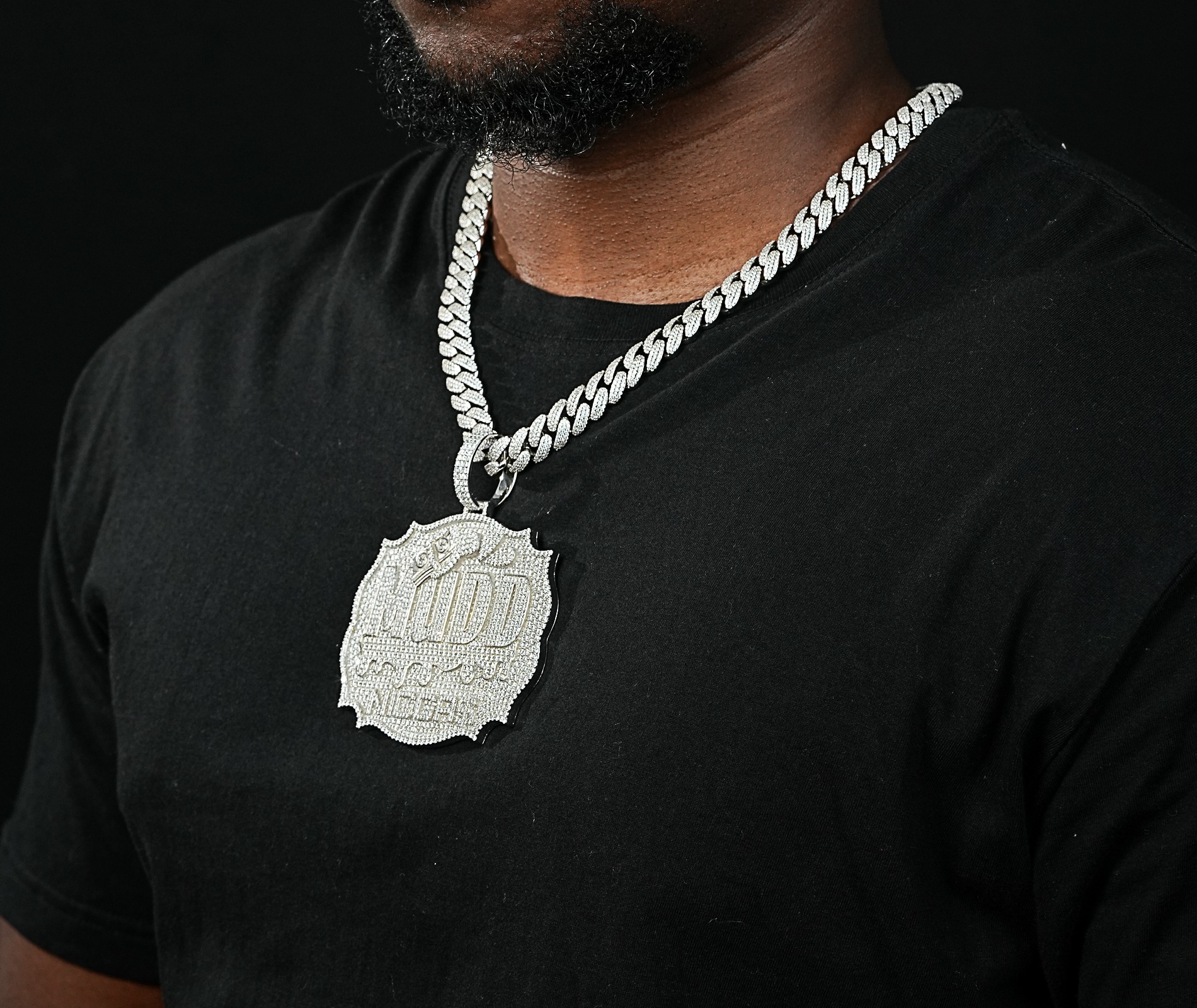 Shining Star Jewelry Custom Hip Hop Punk Style Iced Out Diamond Letter Pendant