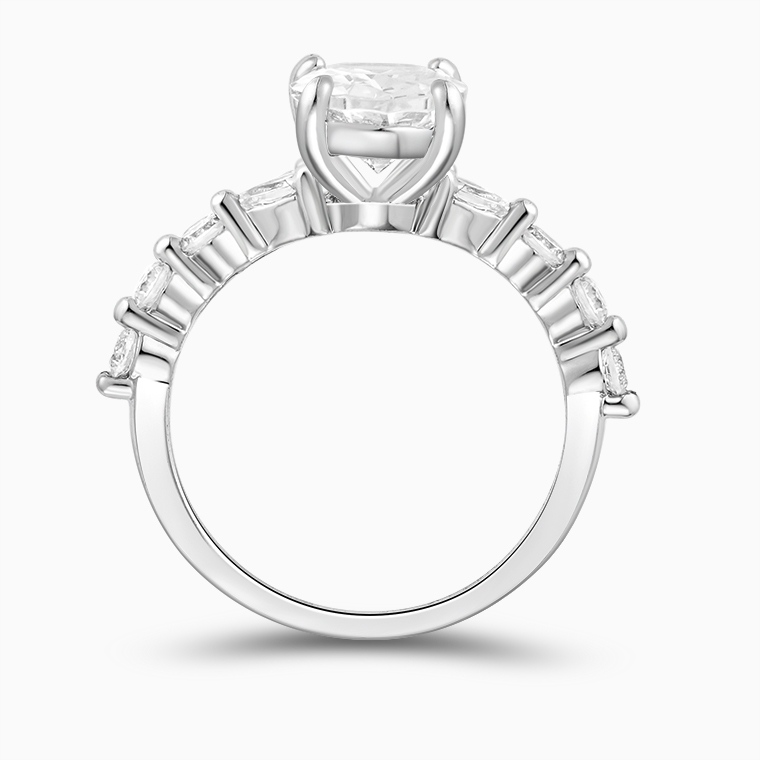 Shining Star Jewelry Luxury 2ct VVS Moissanite Oval Cut Women's Wedding Ring Shining Star Jewelry Luxury 2ct VVS Moissanite Oval Cut Women's Wedding Ring