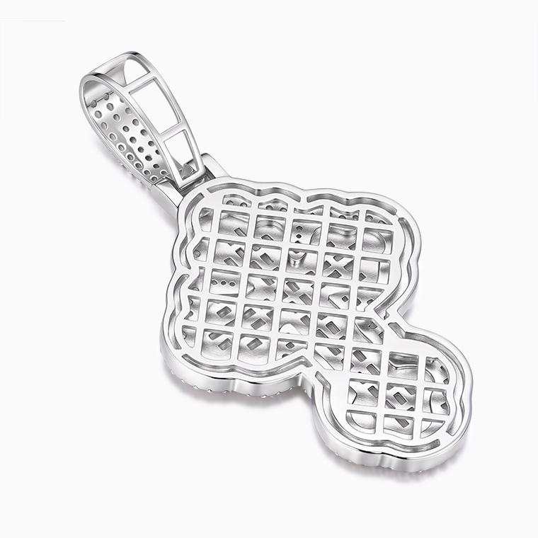 Shining Star Jewelry 1/1.5/2 Inch Vvs Diamond Moissanite Cross Pendant