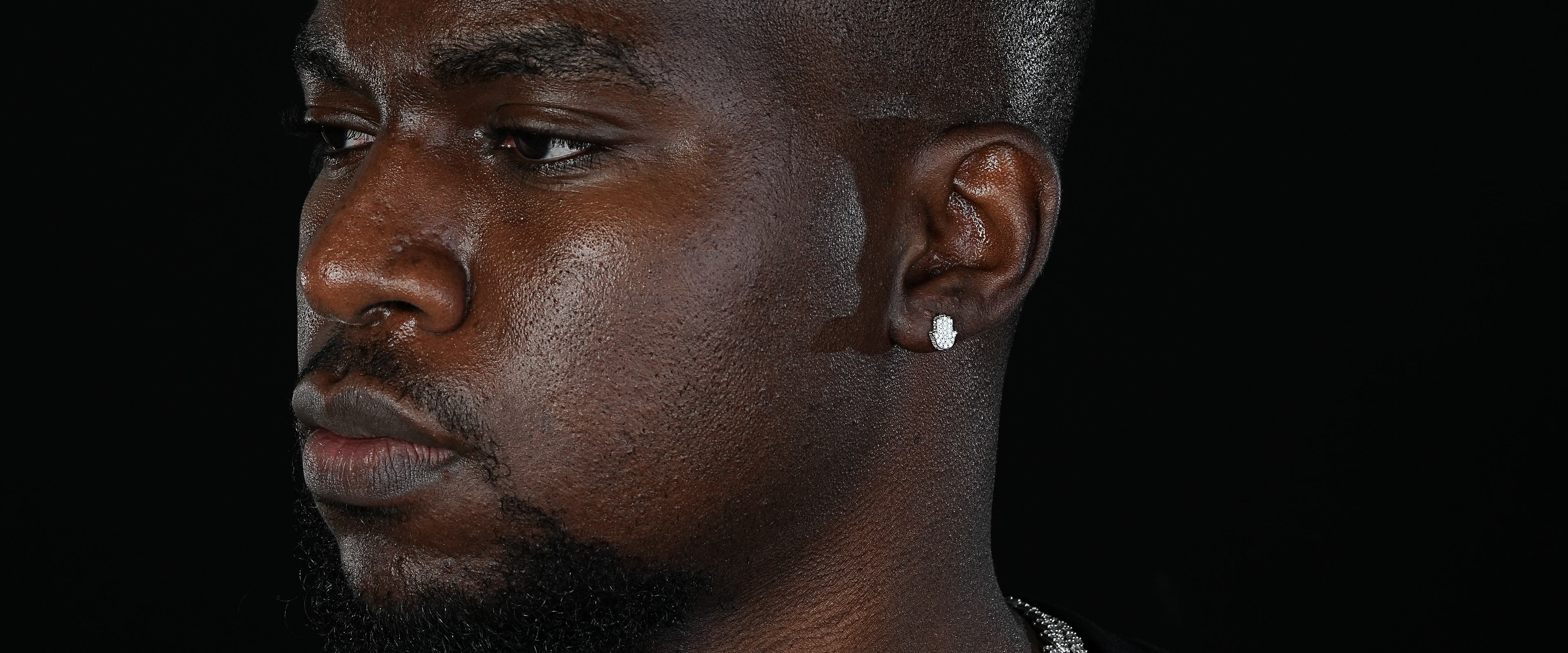 Shining Star Jewelry Hip Hop Trendy Men Iced Out Charms Hamsa Hand Stud Earrings