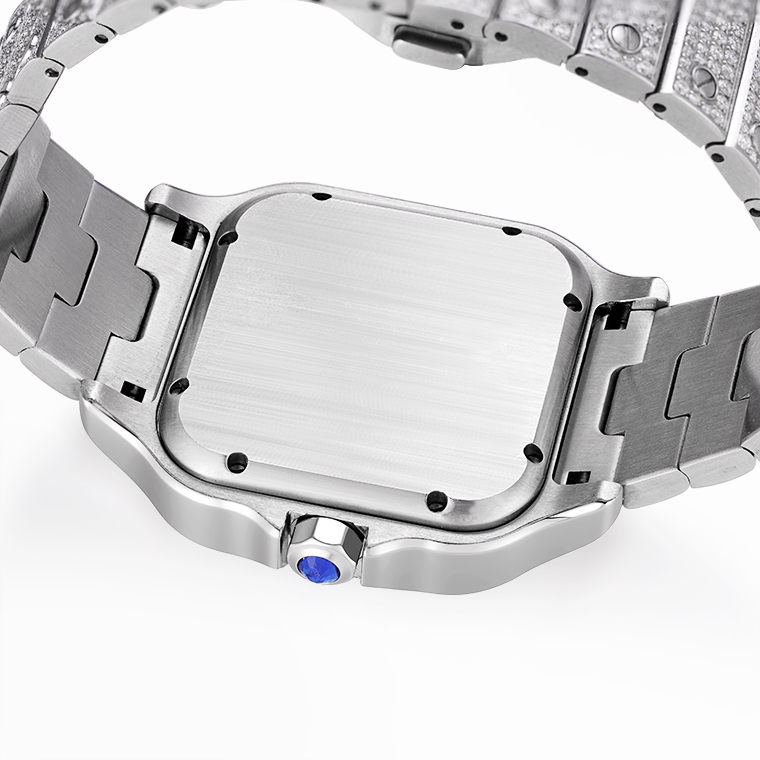 Iced Out Moissanite Mechanical Watch | Moissanite Men's Watch Wholesaler Iced Out Moissanite Mechanical Watch | Moissanite Men's Watch Wholesaler