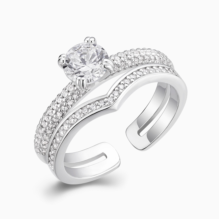Women&rsquo;s 925 Silver VVS Moissanite Ring Manufacturer