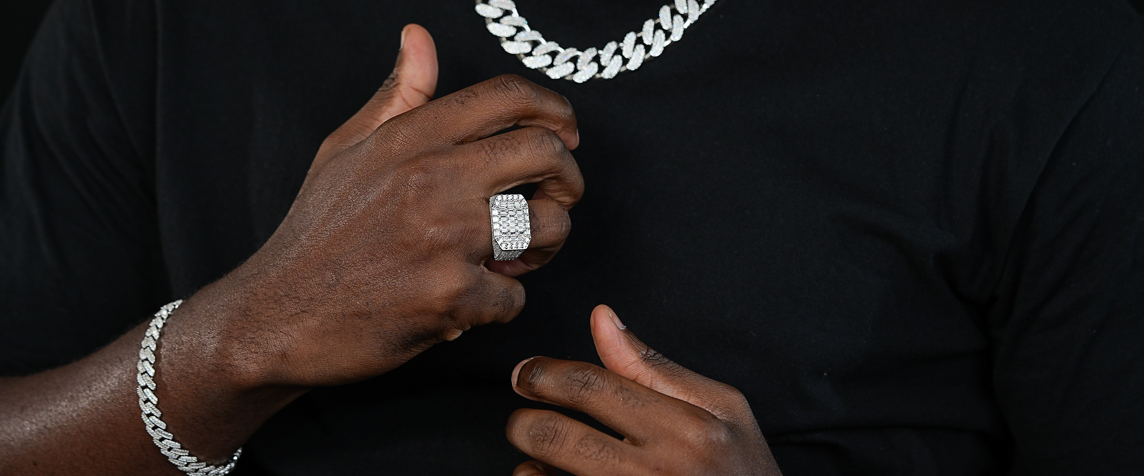 Shining Star Jewelry Hip Hop Mens Rectangle full cubic Zirconia iced Out Ring