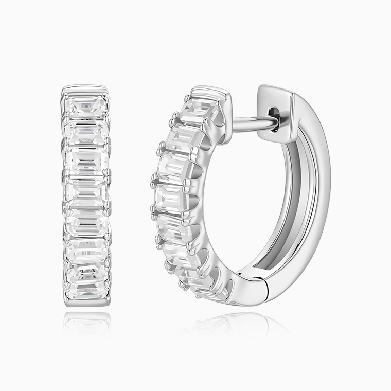 Shining Star Jewelry Simple Design 925 Sterling Silver Jewelry Set With 5A Zircon