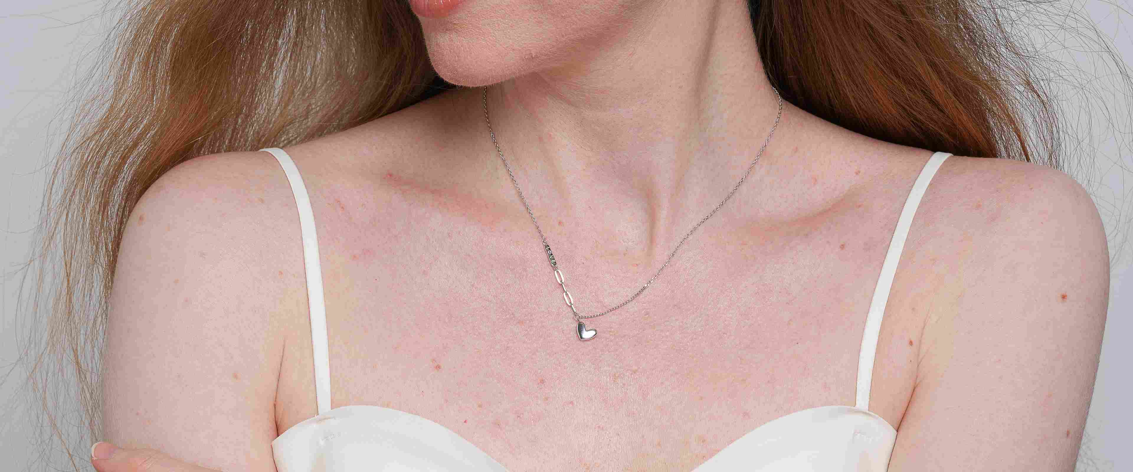 Shining Star Jewelry Adjustable 925 Sterling Silver Smooth Heart Fine Necklace