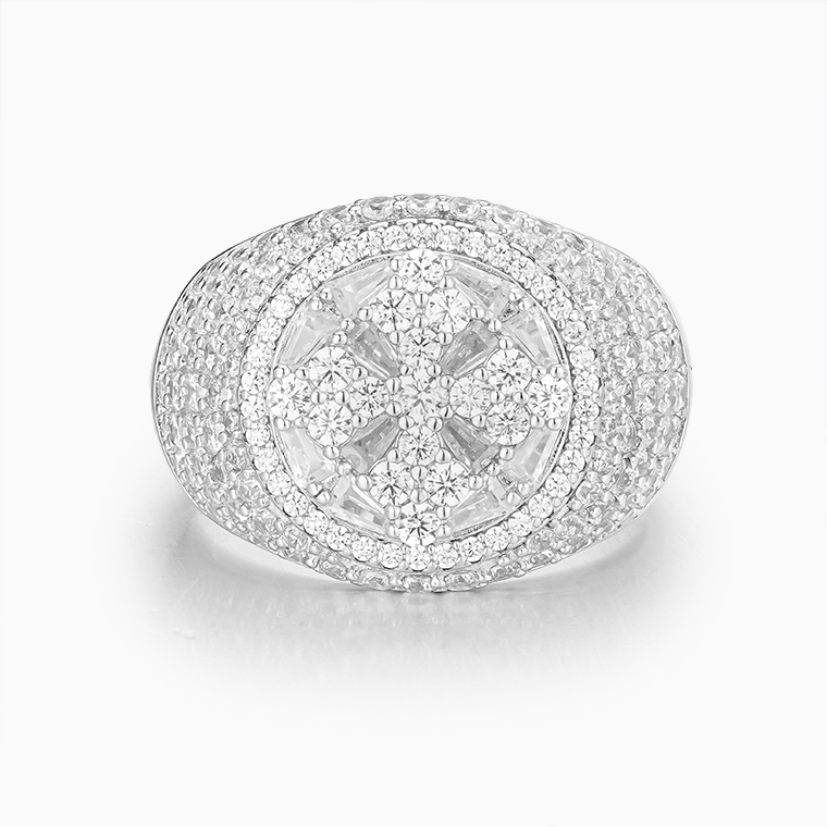 Men&rsquo;s Hip Hop Rings | 925 Silver, Moissanite & CZ | Shining Star Jewelry Official Website
