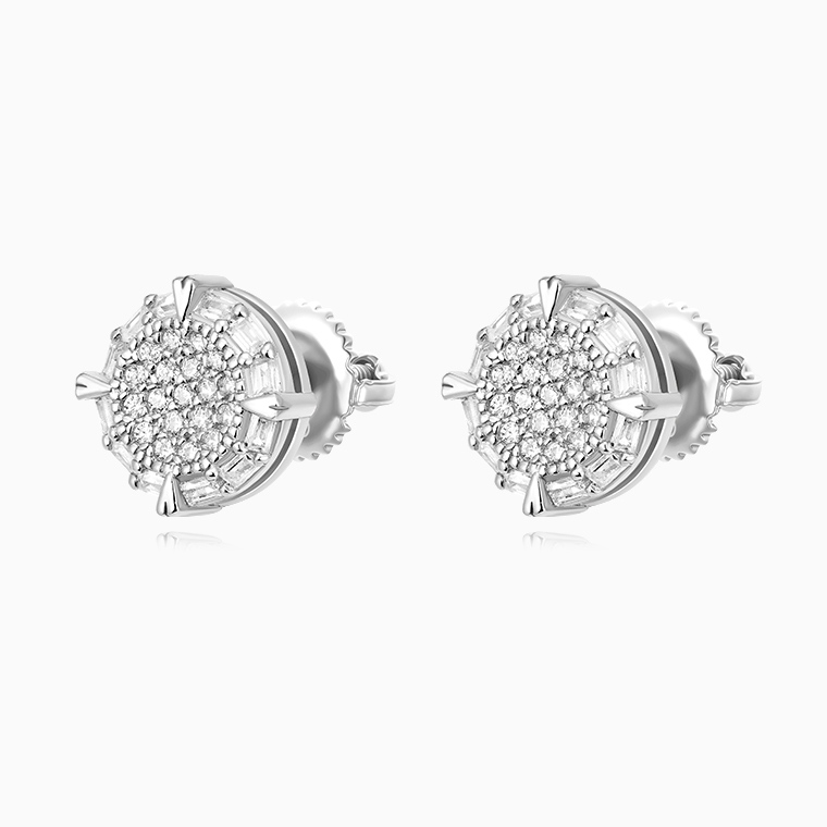 Shining Star Jewelry New Fashion Hip Hop Mens Iced Out Moissanite Stud Earrings Shining Star Jewelry New Fashion Hip Hop Mens Iced Out Moissanite Stud Earrings