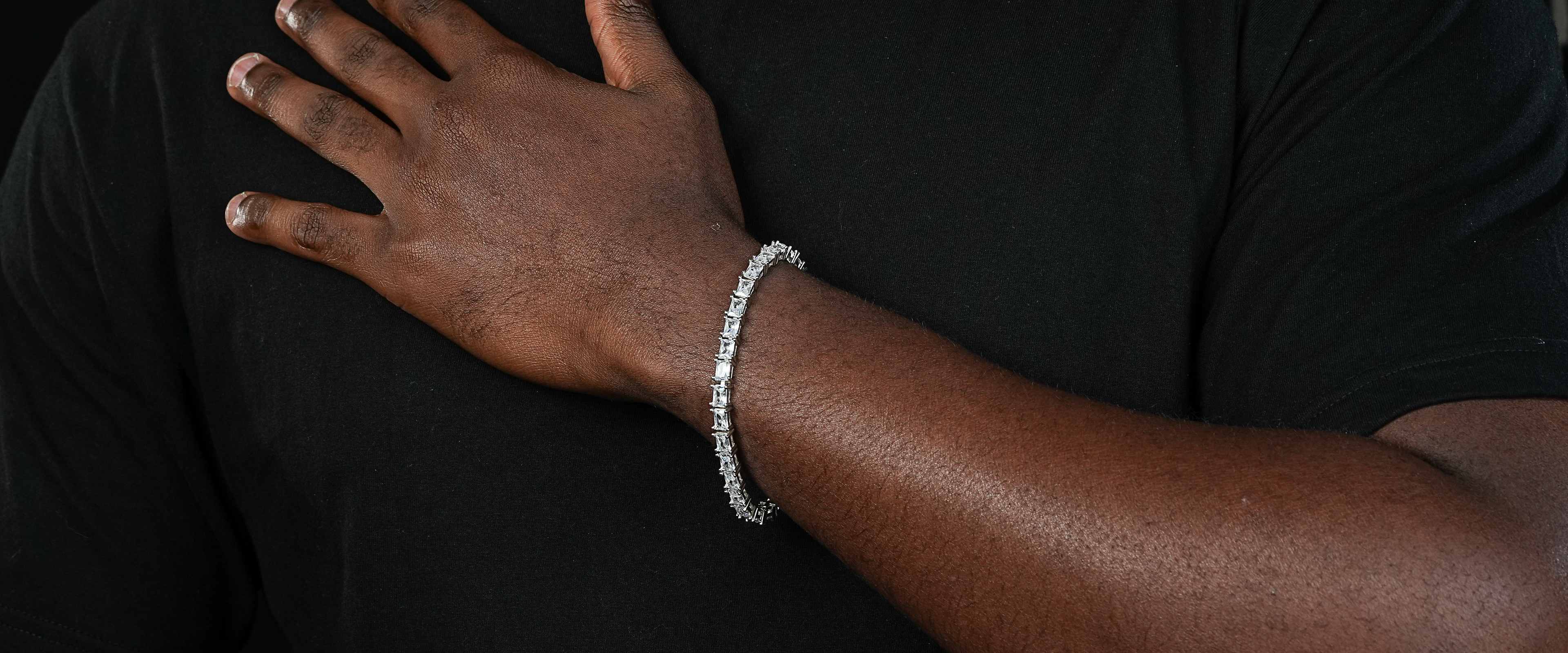 Shining Star Jewelry VVS Clarity Moissanite Fashion Simple Style Tennis Bracelet Shining Star Jewelry VVS Clarity Moissanite Fashion Simple Style Tennis Bracelet