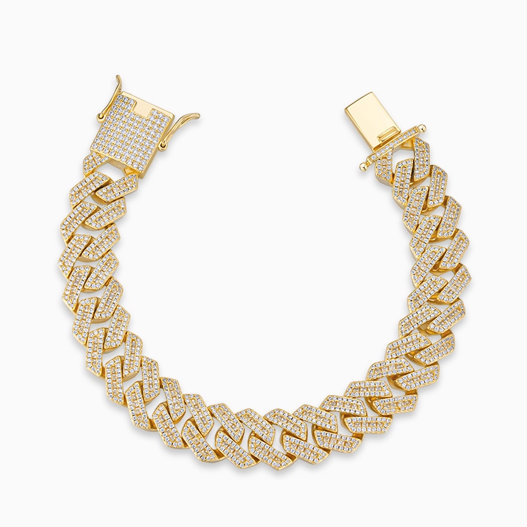 Wholesale & Manufacturing Iced Out Cuban Bracelet