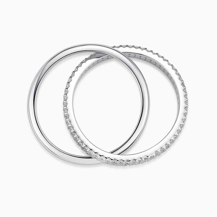 Moissanite sterling silver women's ring | Moissanite hip hop jewelry manufacturer