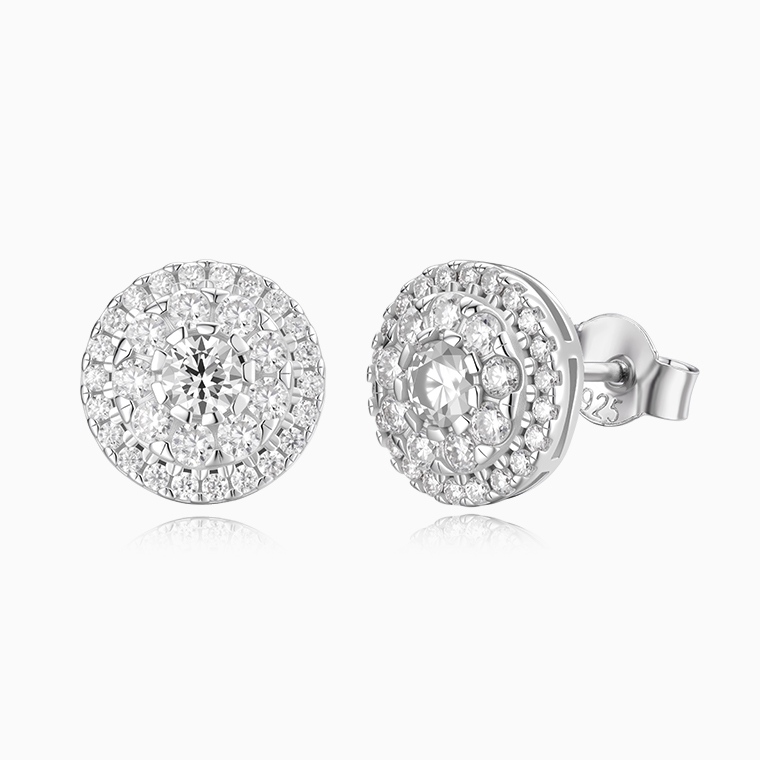 Shining Star Jewelry 925 Sterling Silver Necklace Earrings Ring Jewelry Set